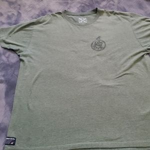 Mens Howitzer from Buckle olive green shirt size 2xl